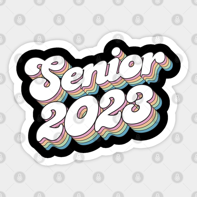 Senior 2023 Sticker by  Funny .designs123